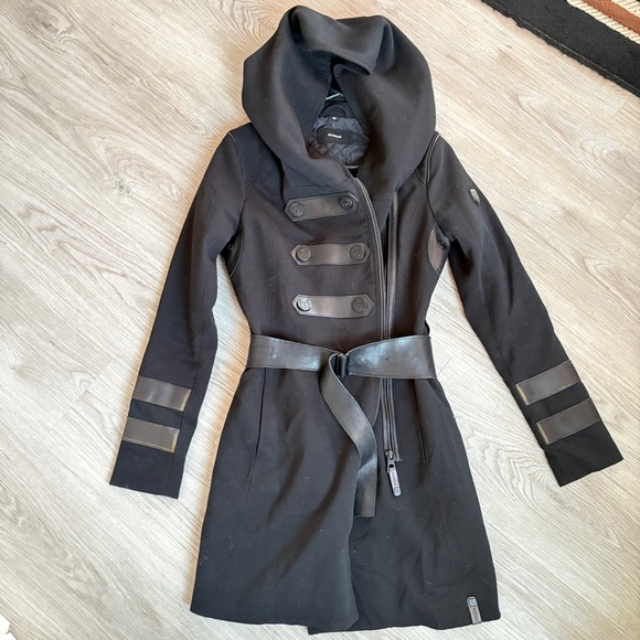 RUDSAK Leather and Wool with Hoodie Size S - Picture 3 of 14